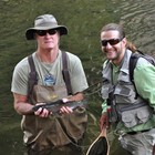 Big Native Rainbows while fly fishing in Yosemite with Yosemite Family Adventures